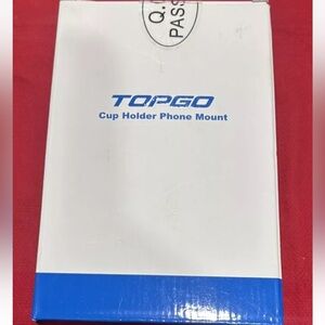 TOPCO Cup Holder Phone Mount Open Box Items Are New